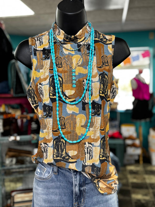 Shop Envi Me Tops and Tunics The San Bootitude Sleeveless Top