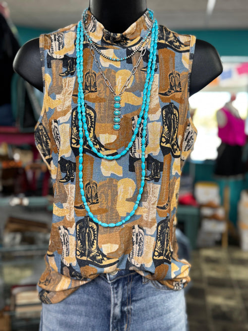 Shop Envi Me Tops and Tunics The San Bootitude Sleeveless Top