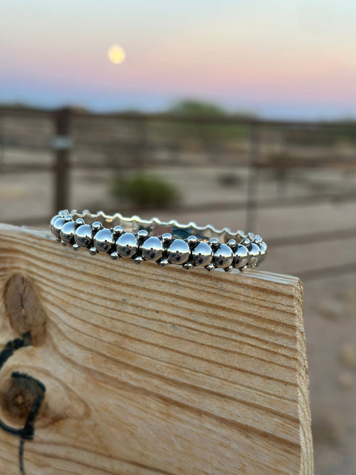 Shop Envi Me Bracelets Silver The San Cerritos Sterling Silver Southwest Bangle Bracelet