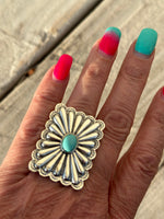 Shop Envi Me Earrings Turquoise The San Jose Turquoise & Sterling Silver Ring (Real)