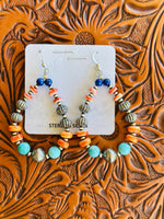 Shop Envi Me Earrings Silver The San Mesa Sterling Silver & Stones Navajo Pearl Earring NA made