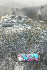 Shop Envi Me Necklaces The San Rio Sterling Silver Cotton Candy Bar NA Necklace