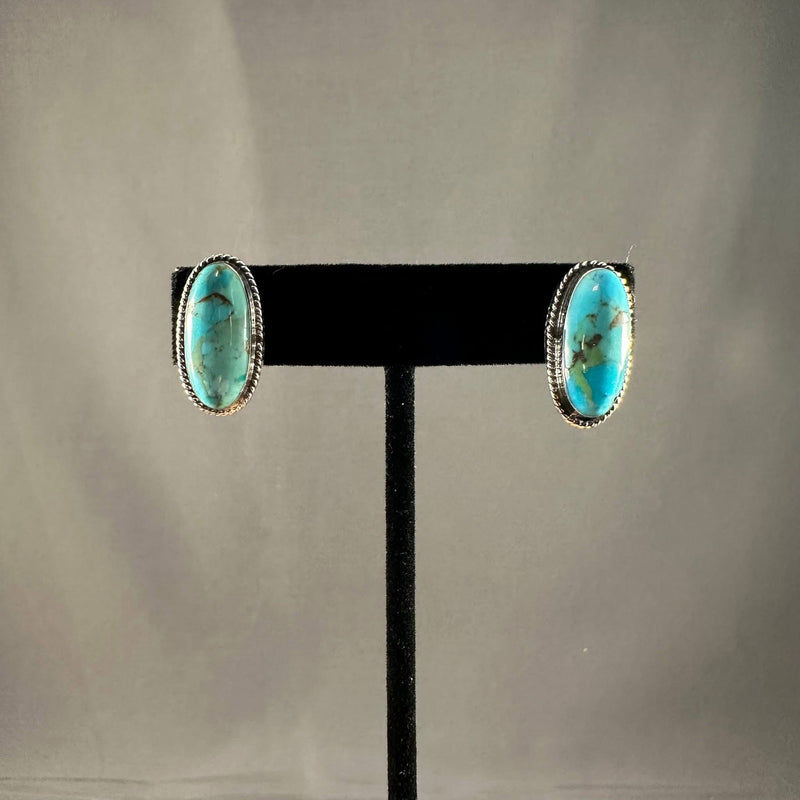 Shop Envi Me Earrings Turquoise The Santa Fe Sterling Silver & Turquoise Earring