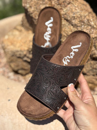 Not Rated Footwear The Santa Fe Tooled Sandal 🌞