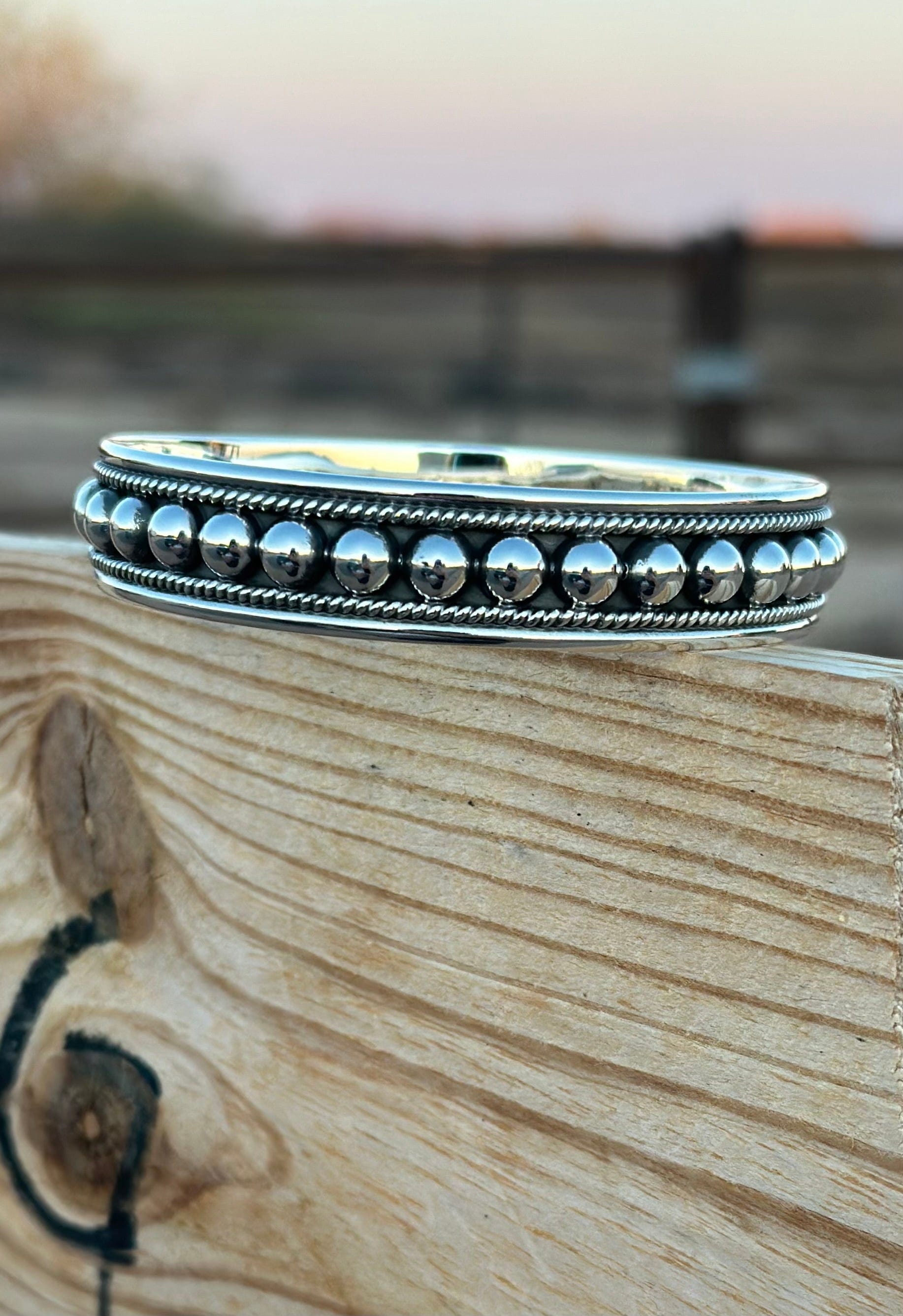 Shop Envi Me Bracelets Silver The Santa Lamo Sterling Silver Southwest Bangle Bracelet