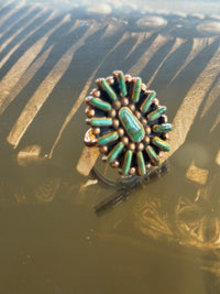 Shop Envi Me Earrings Adjustable The Santa Maria Copper & Turquoise Ring
