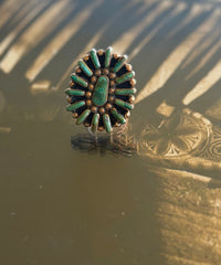 Shop Envi Me Earrings Adjustable The Santa Maria Copper & Turquoise Ring