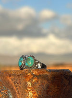 Shop Envi Me Earrings The Santa Maria Sterling Silver & Turquoise Ring