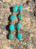Shop Envi Me Earrings Turquoise The Santa Paulo Sterling Silver & Kingman Turquoise Drop Earring