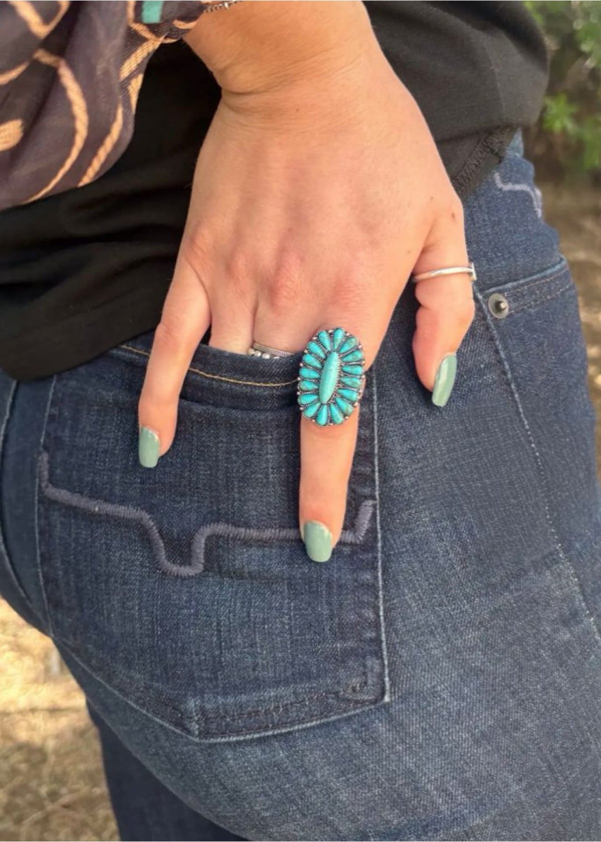 Shop Envi Me Earrings The Sierra Scarf Slides/Ring Adjustable