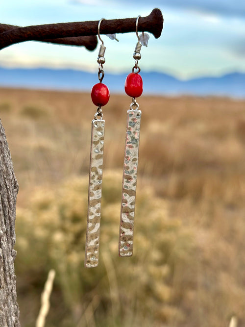 Shop Envi Me Earrings Silver The Silver Bar Coral Earring