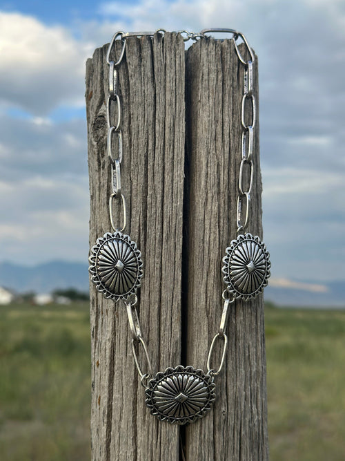Shop Envi Me Jewelry Silver The Silver Concho Paperclip Chain  Necklace