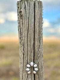 Shop Envi Me Jewelry The Silver Paperclip Chain White Squash Necklace