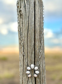 Shop Envi Me Jewelry The Silver Paperclip Chain White Squash Necklace