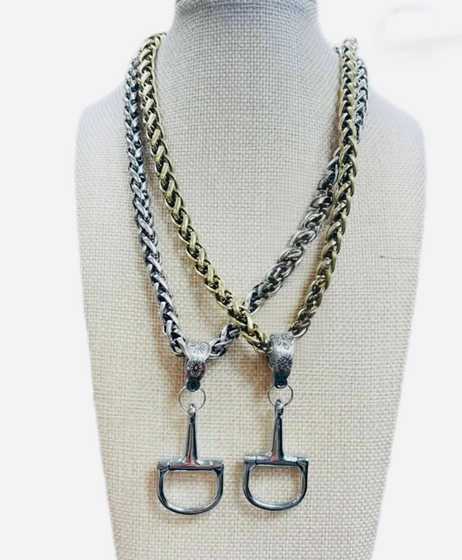 Shop Envi Me Necklaces The Snaffle Bit Pendant Necklace