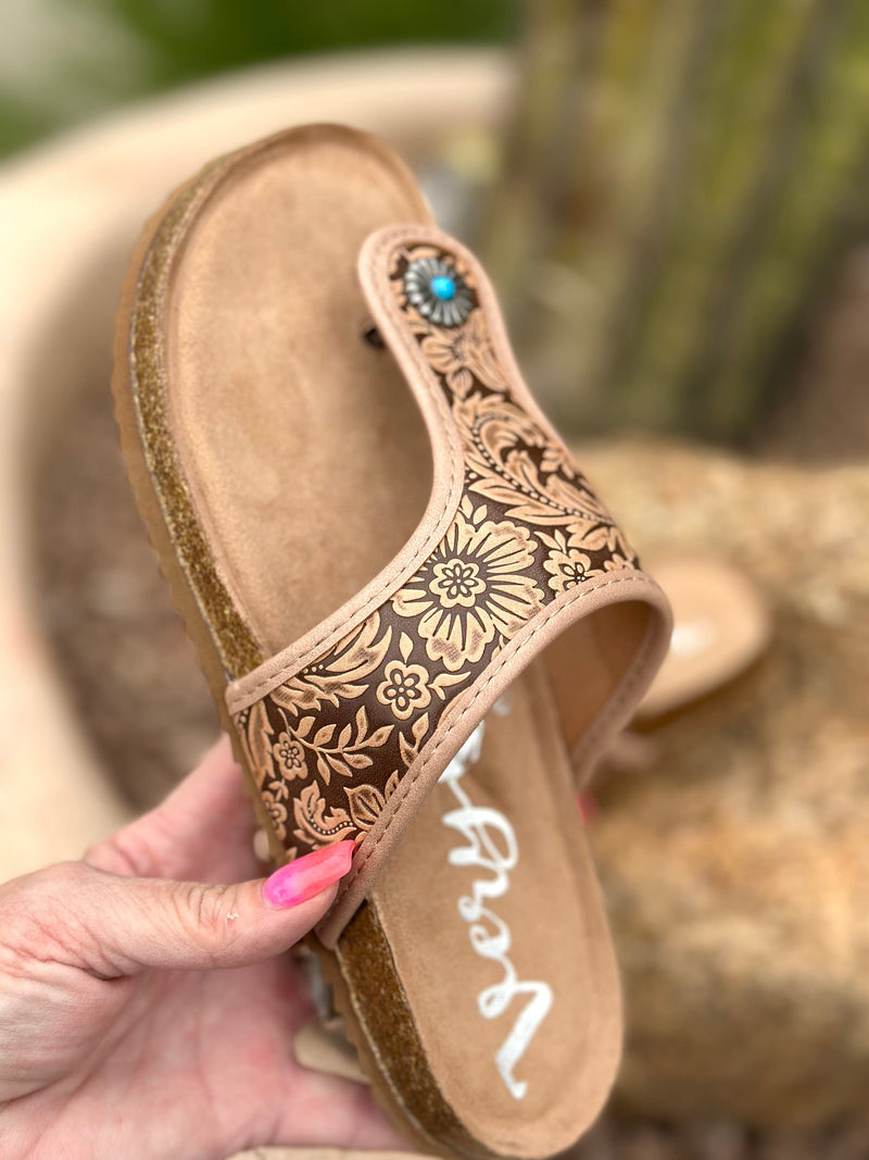 Shop Envi Me Footwear The South Of Pecos Western Concho Sandals