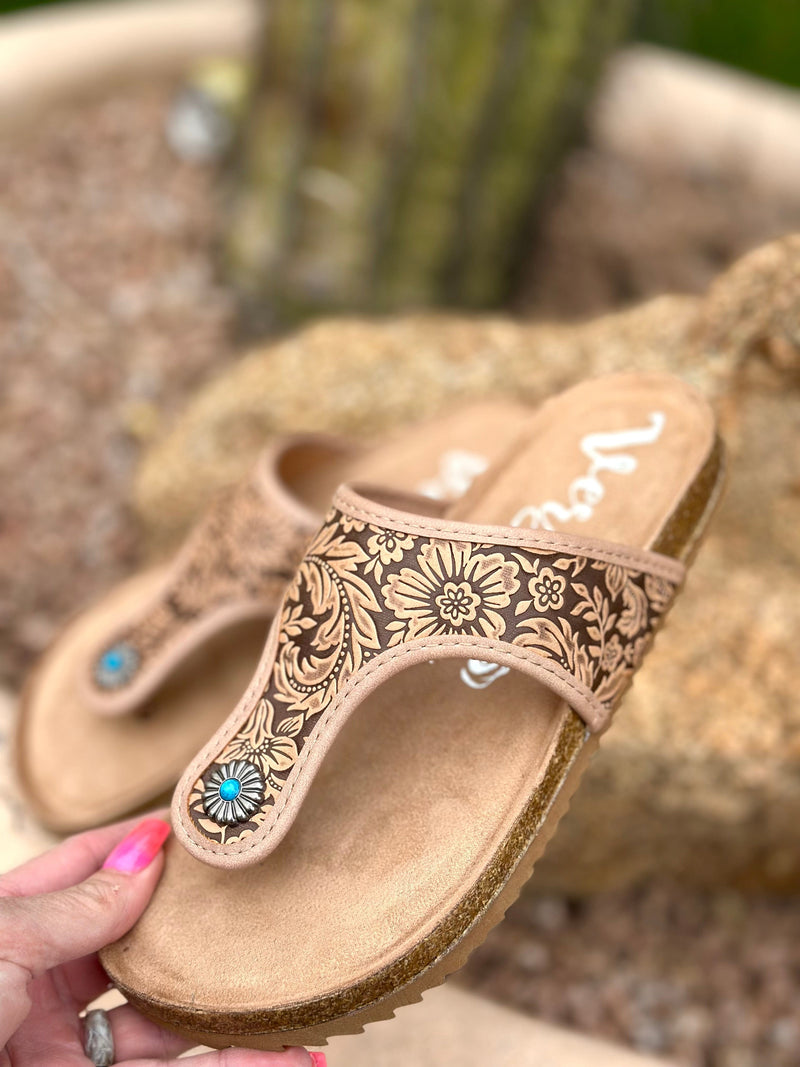 Shop Envi Me Footwear The South Of Pecos Western Concho Sandals