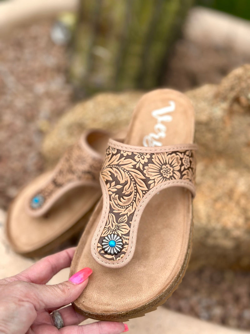 Shop Envi Me Footwear The South Of Pecos Western Concho Sandals
