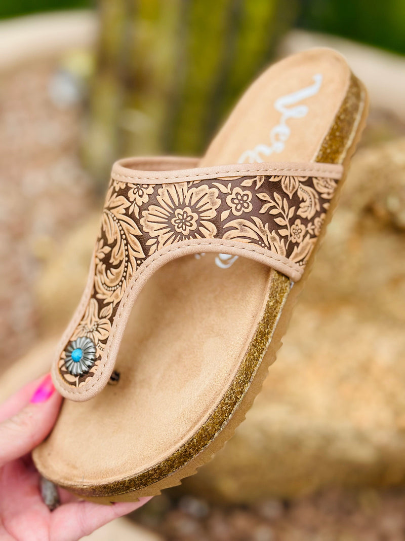 Shop Envi Me Footwear The South Of Pecos Western Concho Sandals