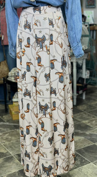 Shop Envi Me The South Of Tucson 🤠 Cowgirl Wide Leg Pant