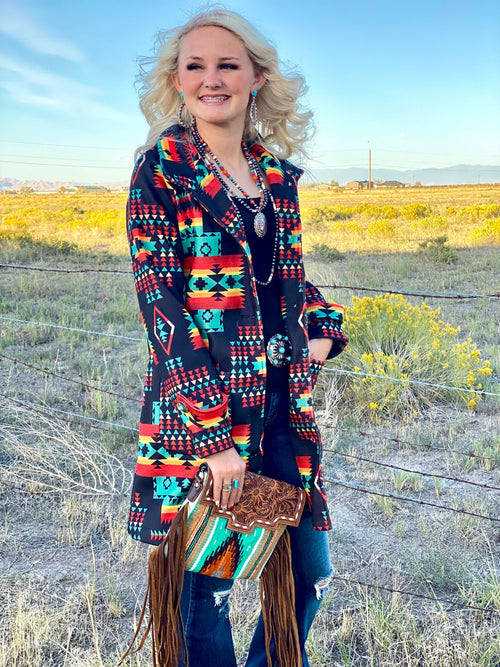 R Cinco RAnch New arrivals The South Of Winter Aztec Coat