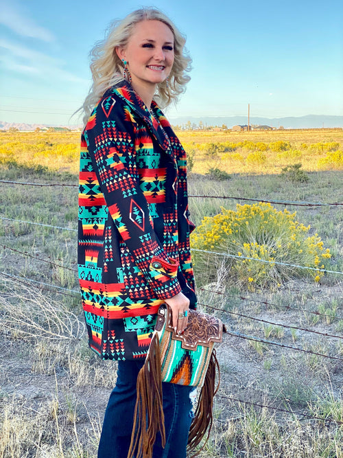 R Cinco RAnch New arrivals The South Of Winter Aztec Coat