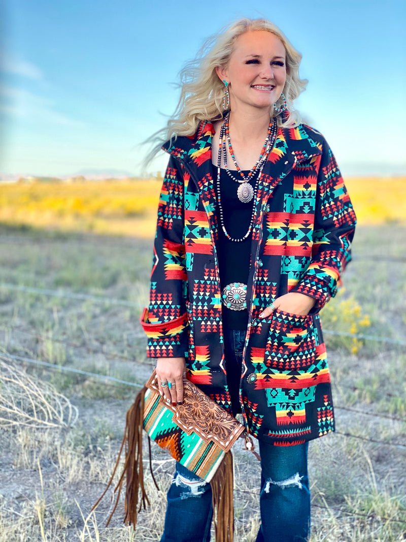 R Cinco RAnch New arrivals The South Of Winter Aztec Coat