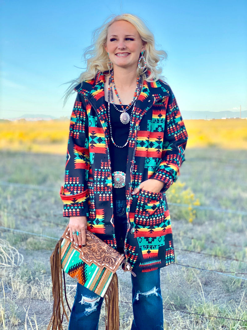 R Cinco RAnch New arrivals The South Of Winter Aztec Coat