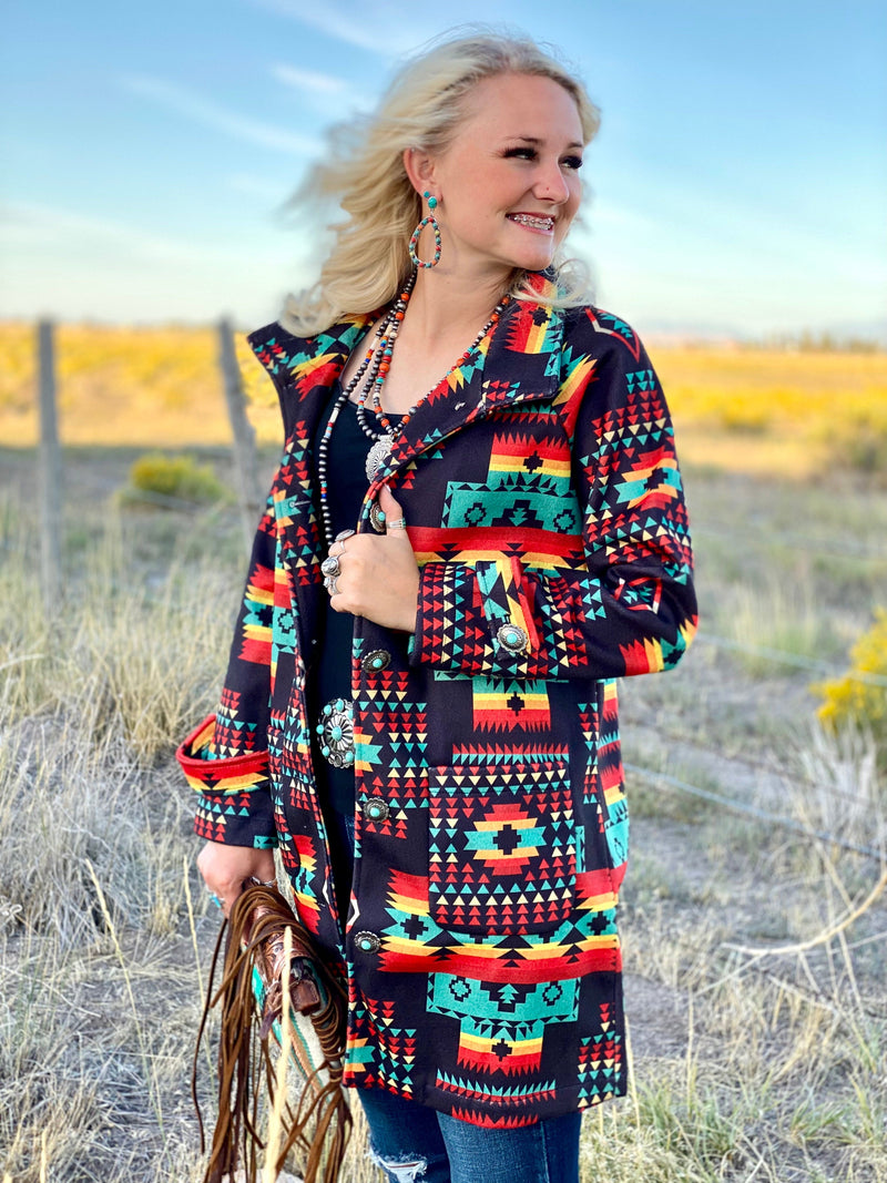 R Cinco RAnch New arrivals The South Of Winter Aztec Coat