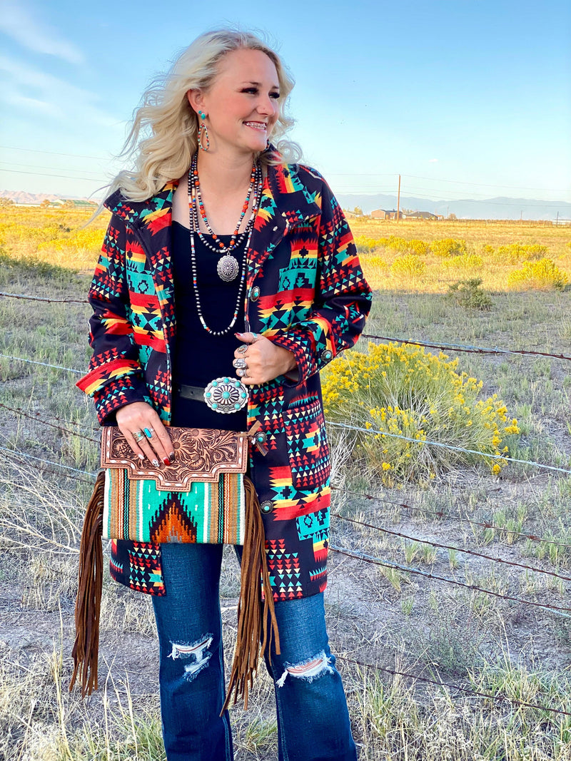 R Cinco RAnch New arrivals The South Of Winter Aztec Coat