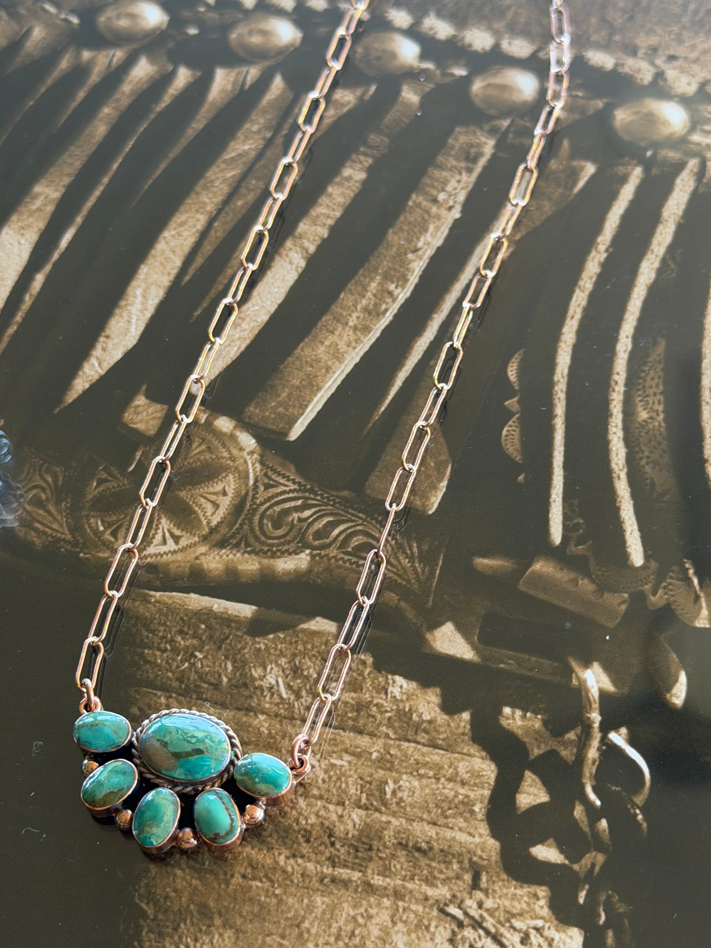 Shop Envi Me Jewelry The Southwest Bluffs Copper & Turquoise Southwest Necklace