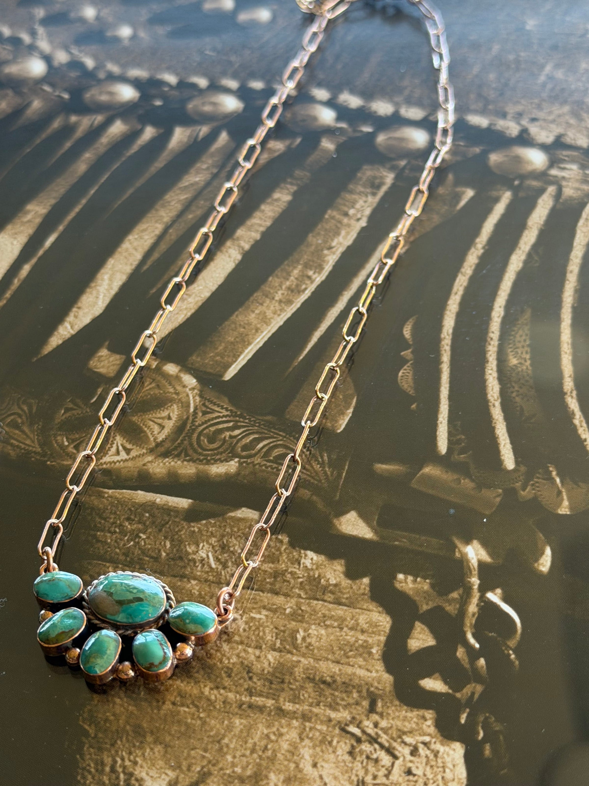 Shop Envi Me Jewelry The Southwest Bluffs Copper & Turquoise Southwest Necklace