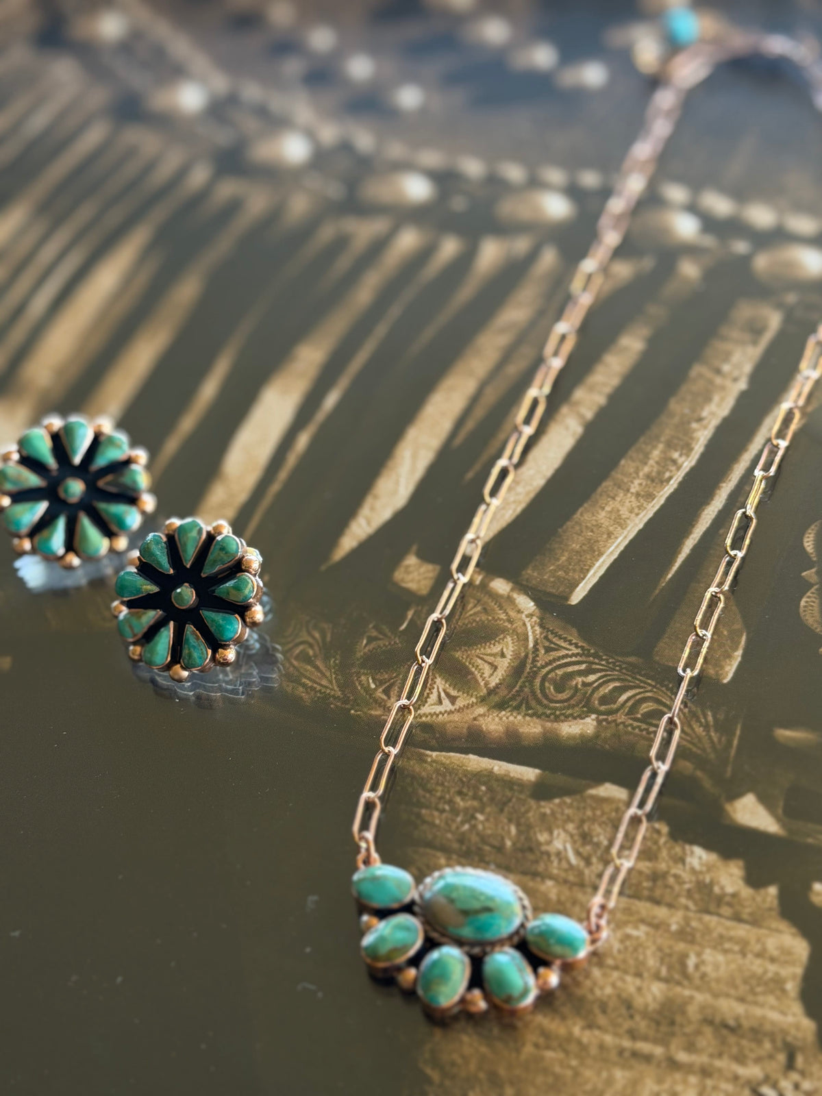 Shop Envi Me Jewelry The Southwest Bluffs Copper & Turquoise Southwest Necklace