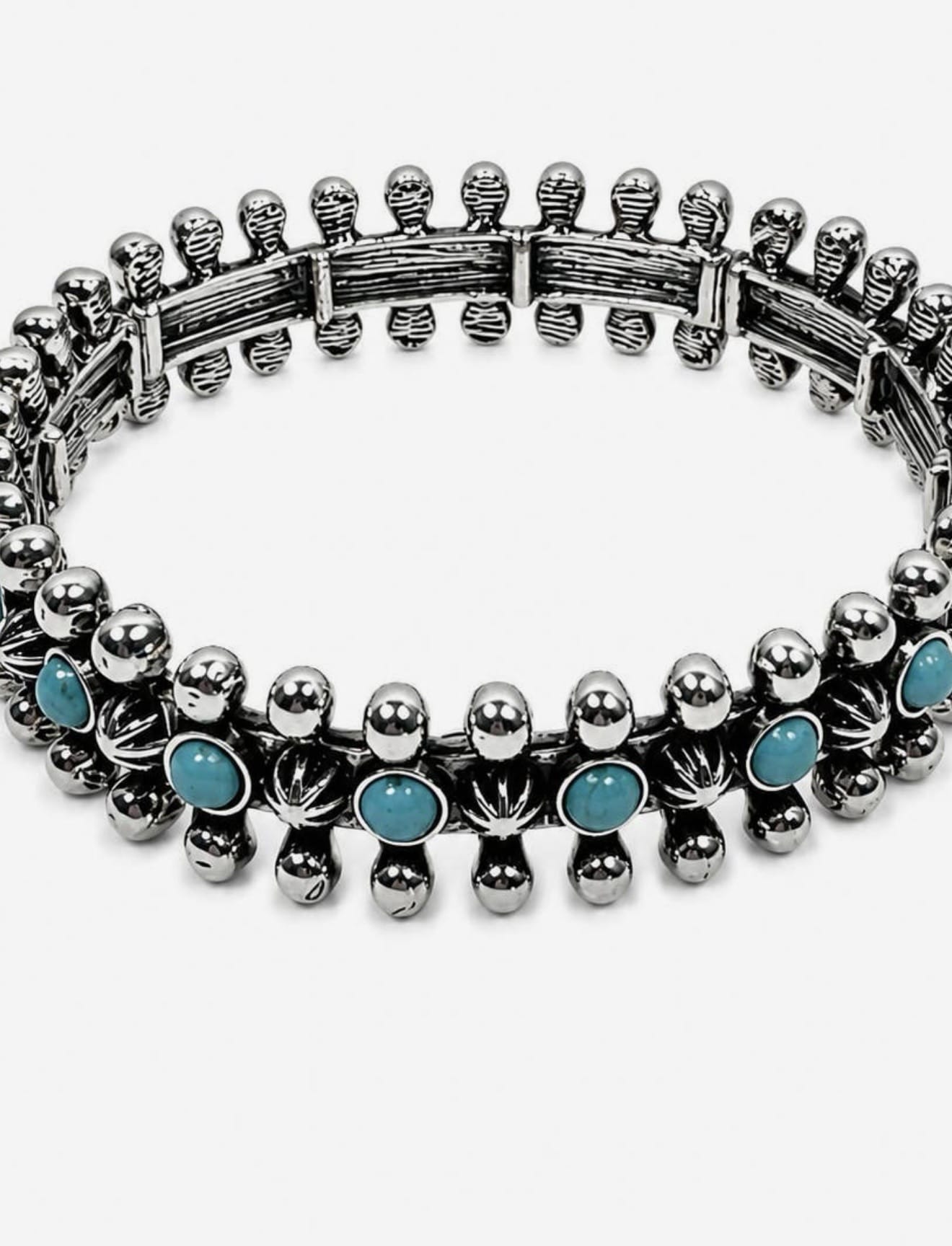 Shop Envi Me Bracelets Silver & Turquoise The Southwest Carson Bracelet