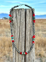 Shop Envi Me Necklaces The Southwest Colors Turquoise & Coral Short Necklace