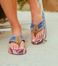 Corky’s Footwear The Spirit of 1776 Stars & Stripes Sandal