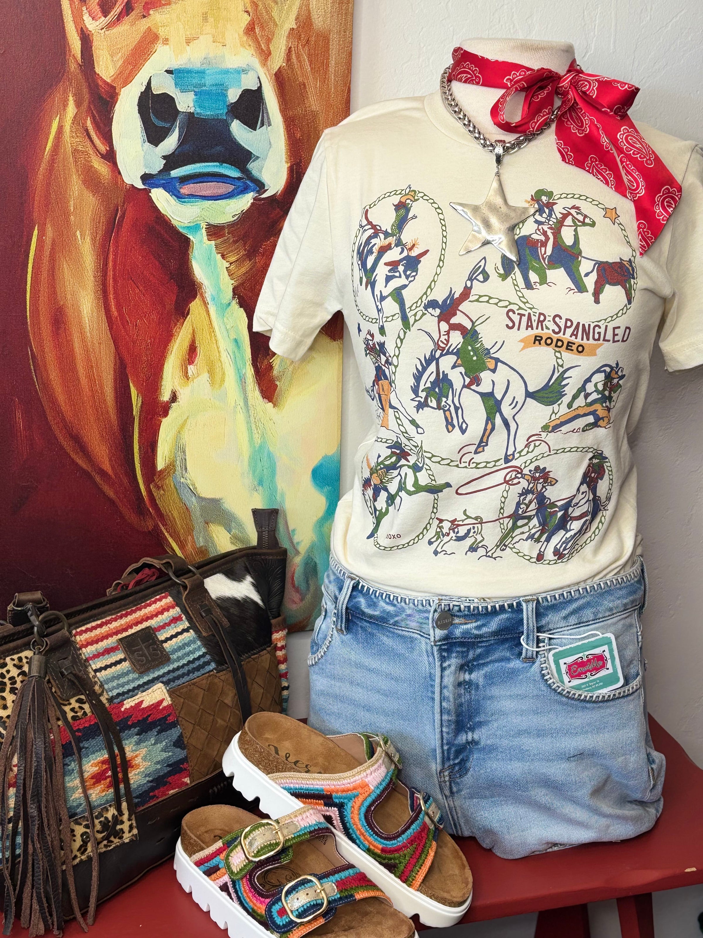 Shop Envi Me Tops and Tunics The Star Spangled Rodeo Tee