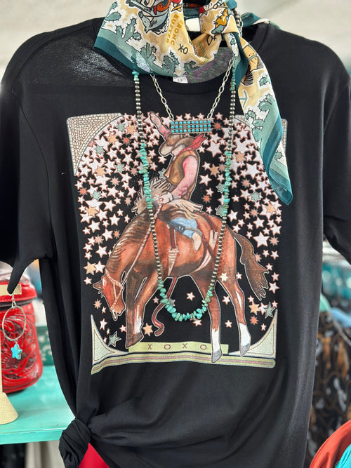 Shop Envi Me Tops and Tunics The Star Struck Bronc Rider Tee