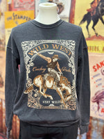 Shop Envi Me The Stay Wild Cowboy Rodeo Sweatshirt
