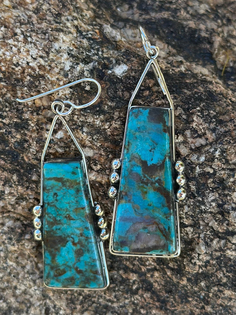Shop Envi Me Earrings Turquoise The Sterling & Gorgeous Turquoise Drop Earring