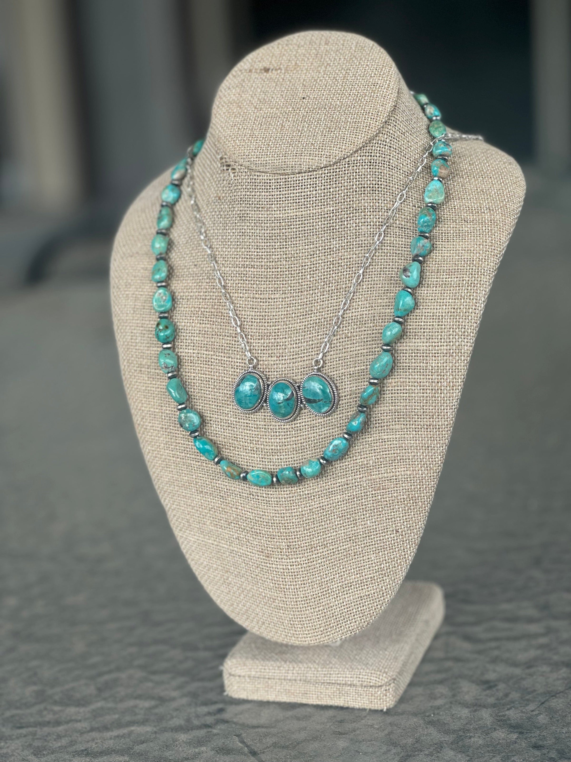Shop Envi Me Earrings Sterling The Sterling Silver & Red River Turquoise Handmade Necklace