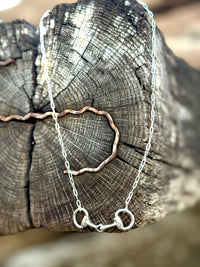 Shop Envi Me Necklaces Sterling Silver The Sterling Silver Snaffle Bit Necklace