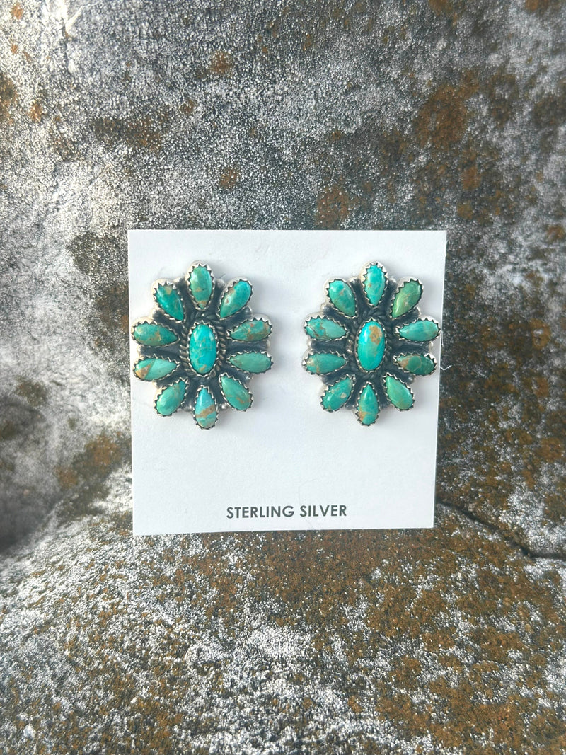 Shop Envi Me Earrings Turquoise The Sterling Silver & Turquoise Classic Southwest Earring