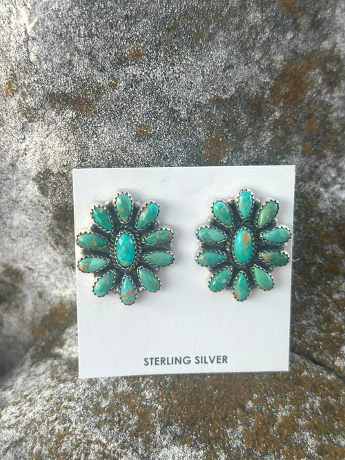 Shop Envi Me Earrings Turquoise The Sterling Silver & Turquoise Classic Southwest Earring