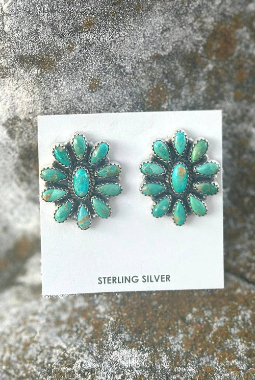 Shop Envi Me Earrings Turquoise The Sterling Silver & Turquoise Classic Southwest Earring