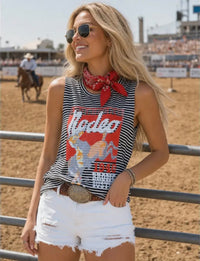 Shop Envi Me Tops and tunics The Striped Rodeo Tank