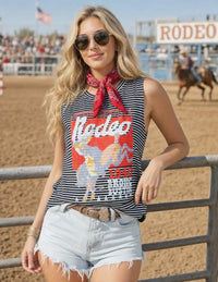 Shop Envi Me Tops and tunics The Striped Rodeo Tank