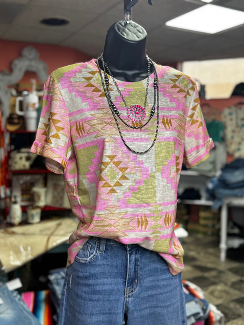 Shop Envi Me Tops The Summer Armenta Aztec Top