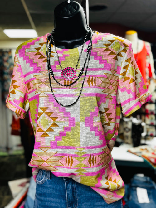 Shop Envi Me Tops The Summer Armenta Aztec Top