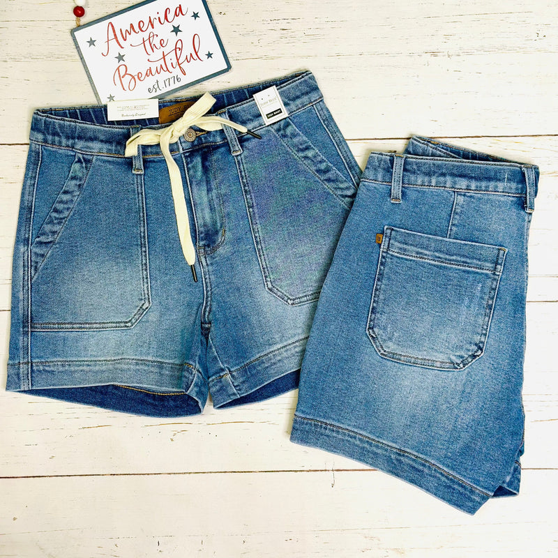 Judy Blue Bottoms The Summer Beach Vibes Judy Blue Shorts
